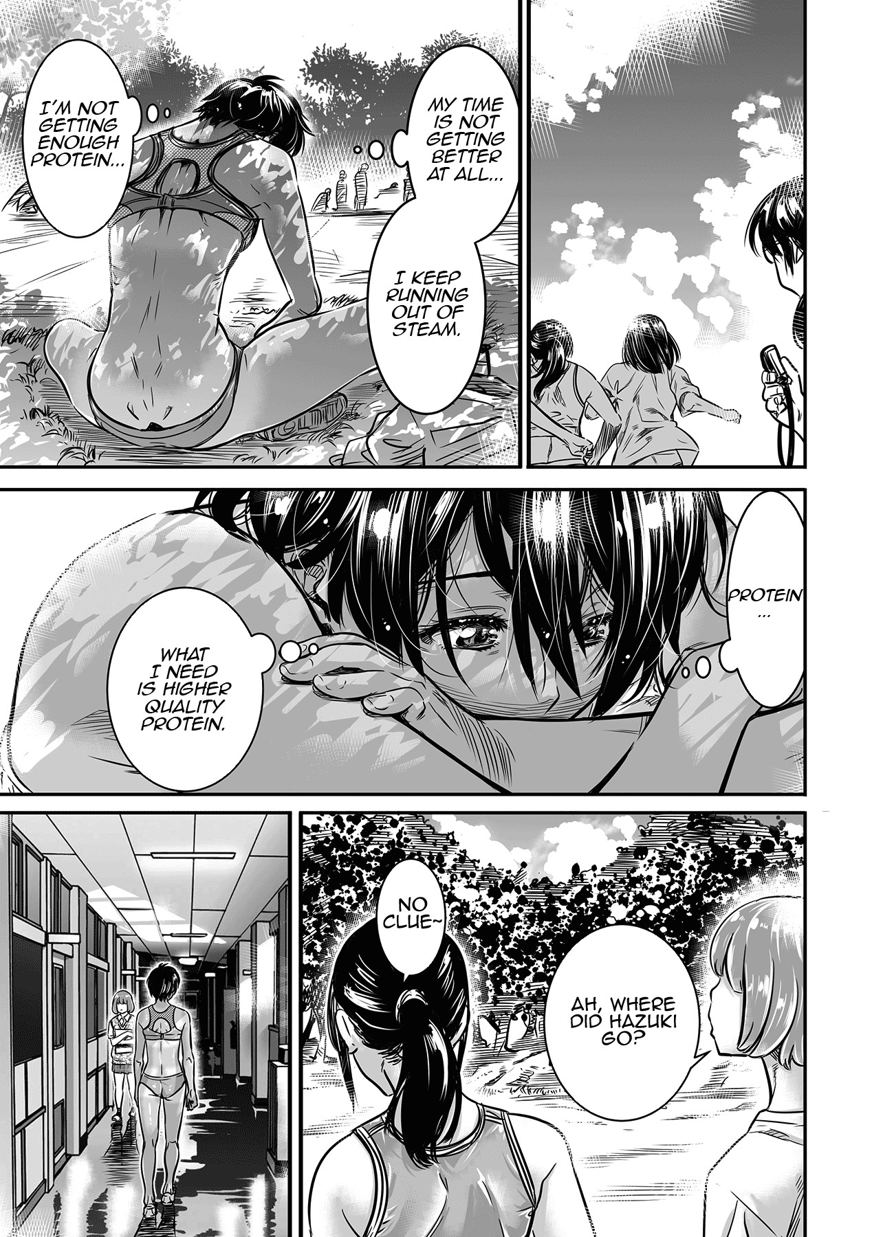 Hentai Manga Comic-175cm Tall Track and Field Girl Really Wants To Drink Her Kouhai's Semen-Read-7